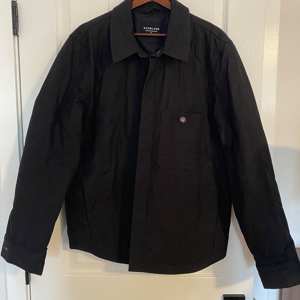 Everlane Quilted Black Liner Jacket